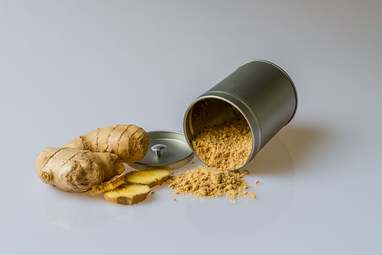 Raíz de jengibre fresca para cosmética natural