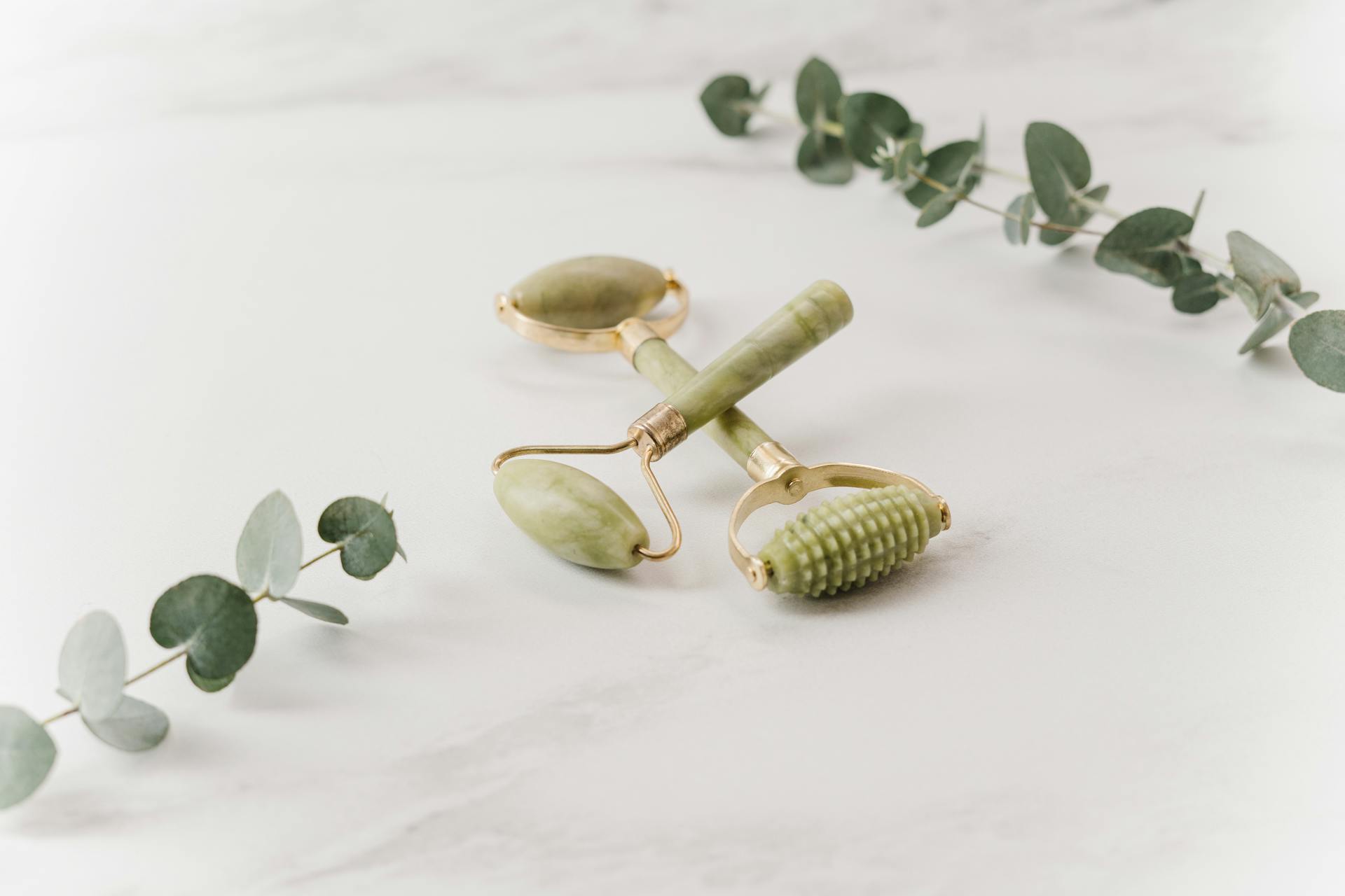 Cosmetica vegana natural - jade roller Levika