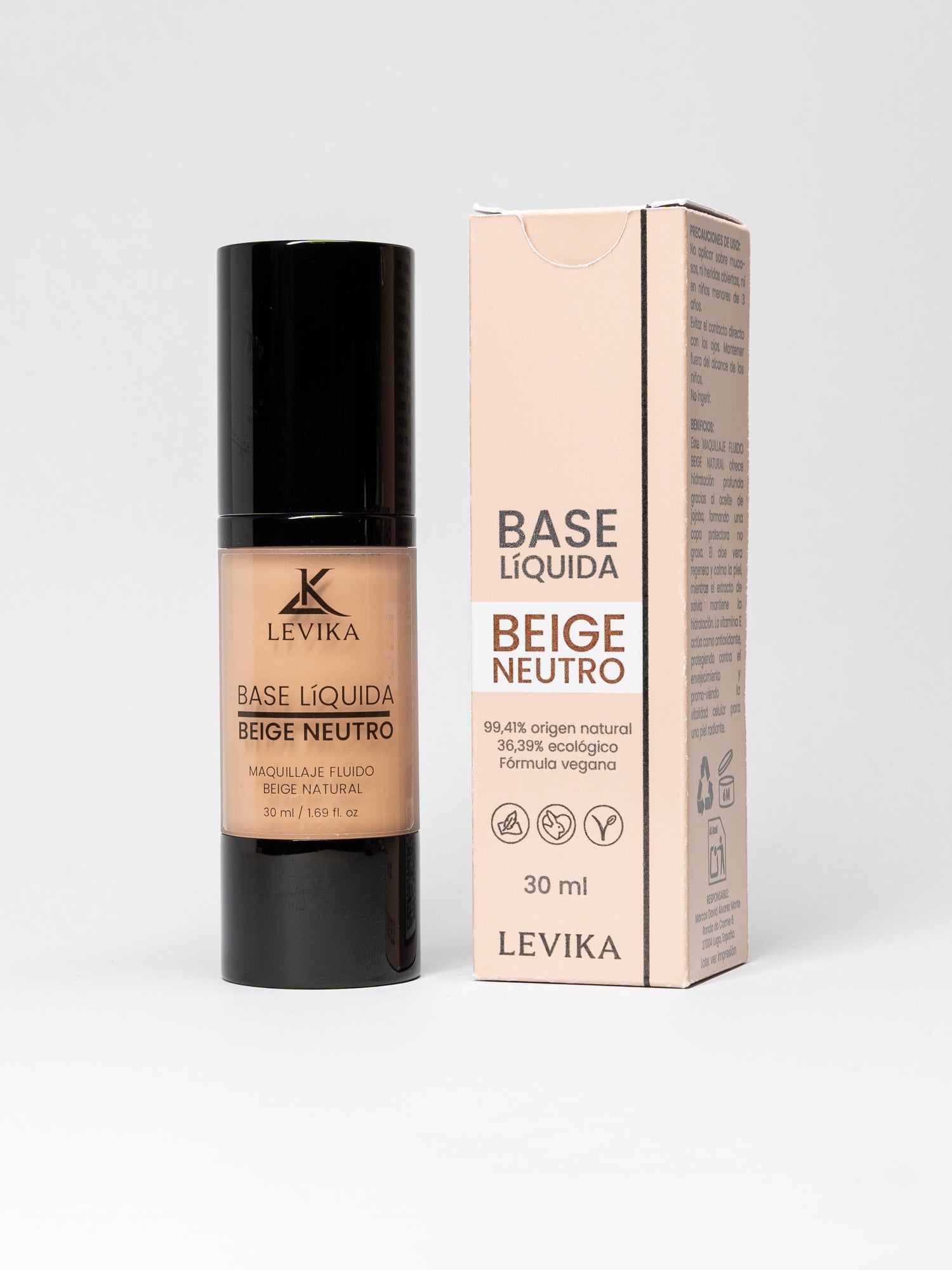 Base de Maquillaje Fluida Beige Neutro