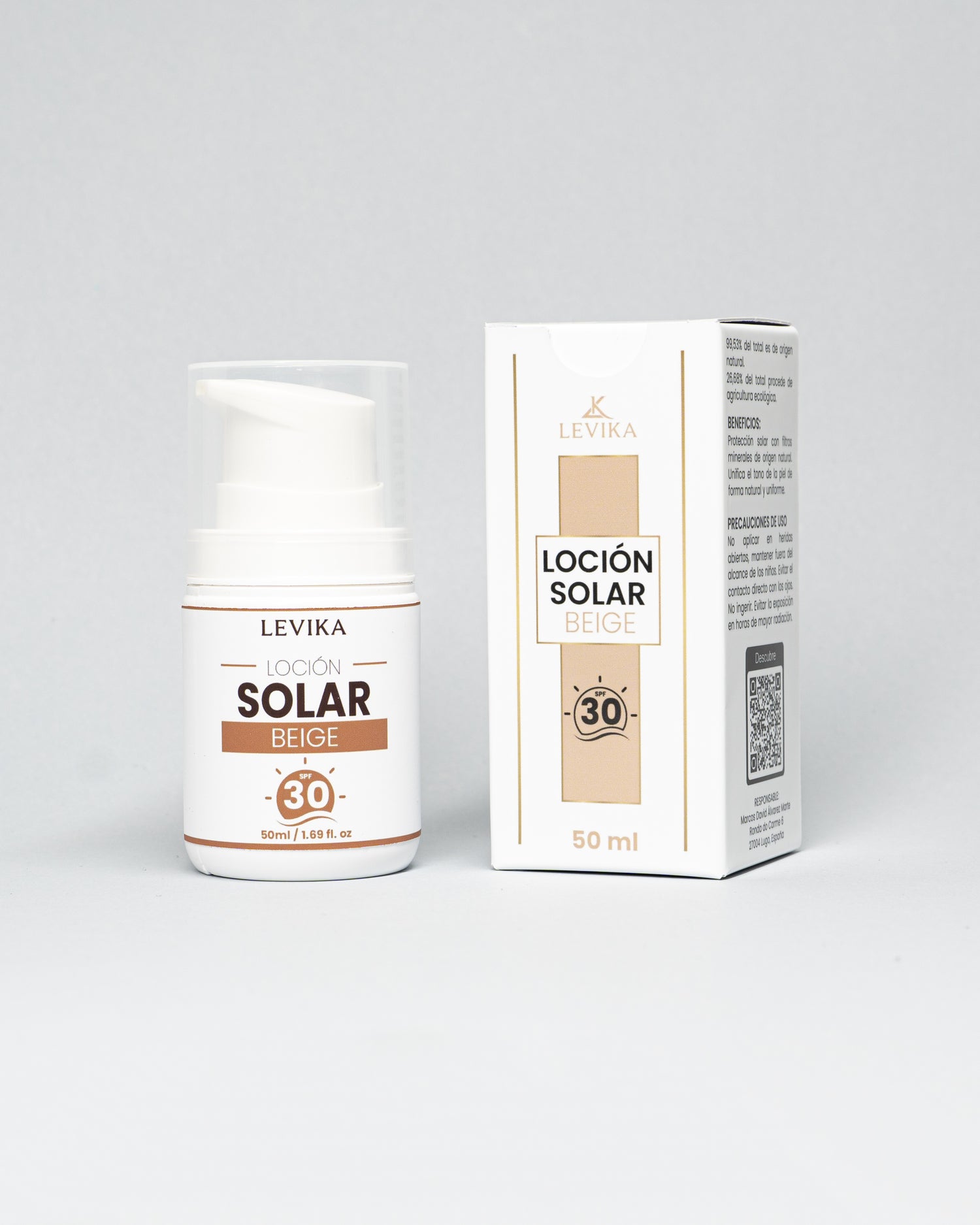 Loción Solar con Color SPF30
