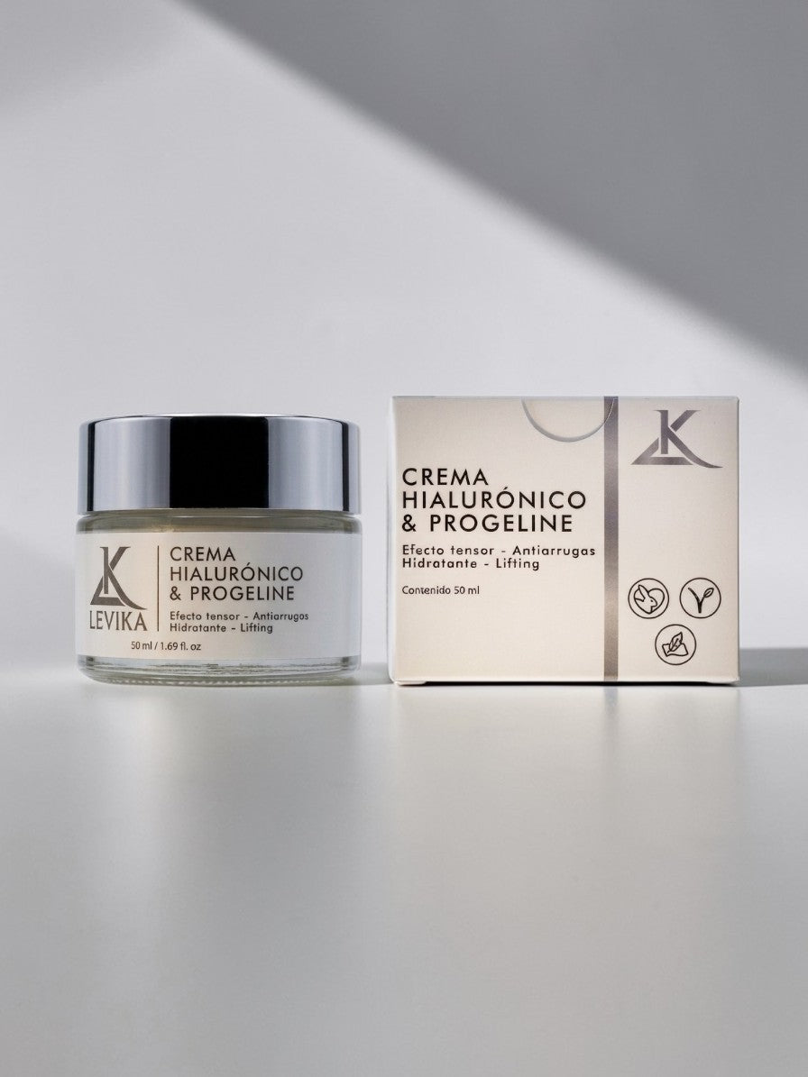 Crema Hialurónico Progeline LEVIKA - Tratamiento antiedad y firmeza