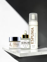 Rutina Hidratación 3 Pasos LEVIKA - Espuma sérum hialurónico y crema hidratante