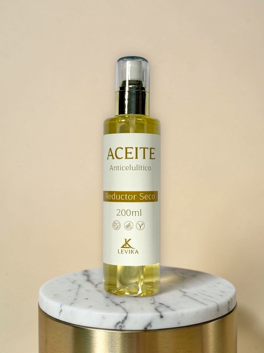 Aceite Corporal Anticelulítico LEVIKA - Aceite seco reafirmante y tonificante