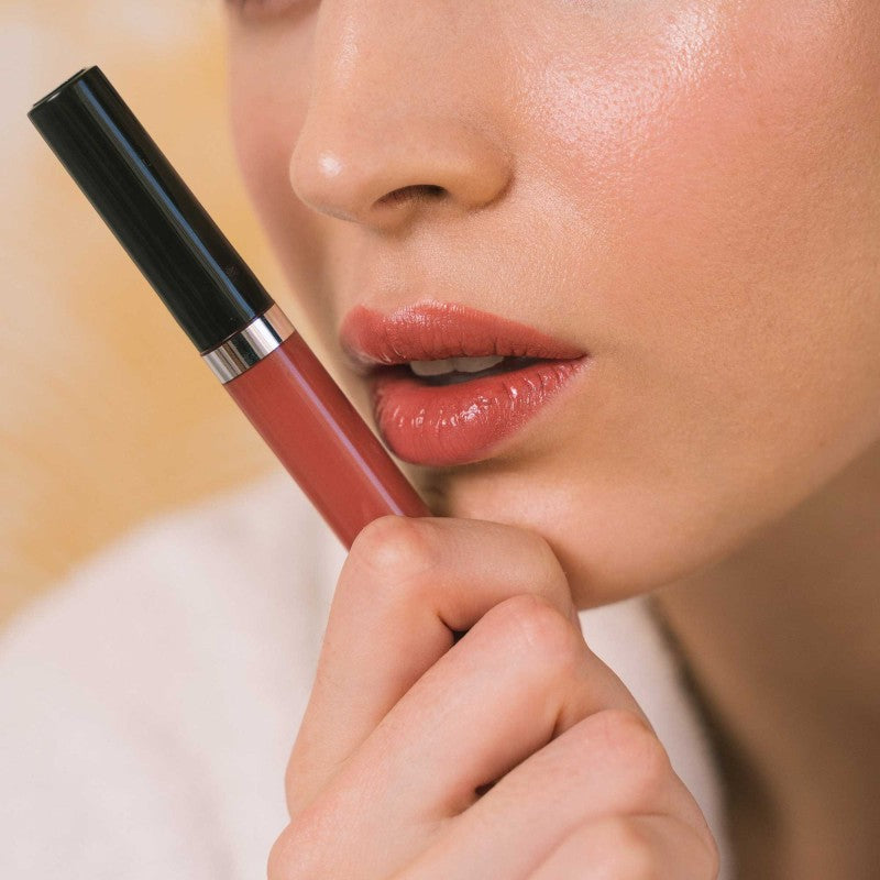 Brillo de Labios Rosa Coral - LEVIKA cosmética natural