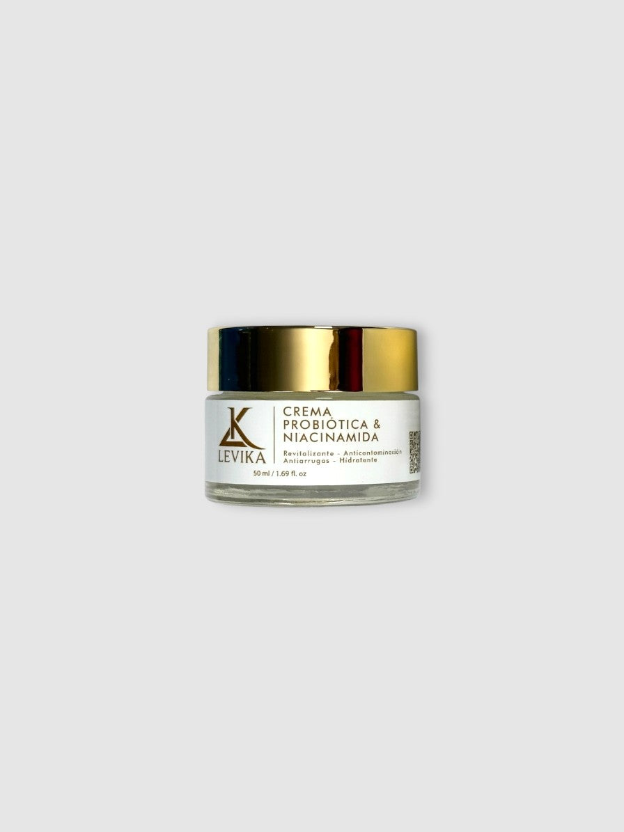Crema Probiótica con Niacinamida LEVIKA - Tarro 50ml