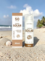 Crema Solar SPF50 LEVIKA - Protector solar hidratante cosmética natural
